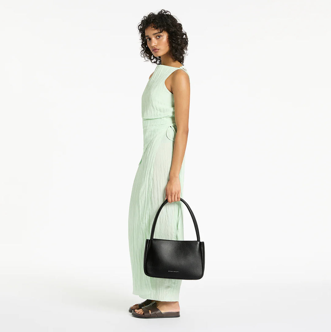 STATUS ANXIETY Womens Light Of Day Leather Bag - Black, WOMENS BAGS & CLUTCHES, STATUS ANXIETY, Elwood 101
