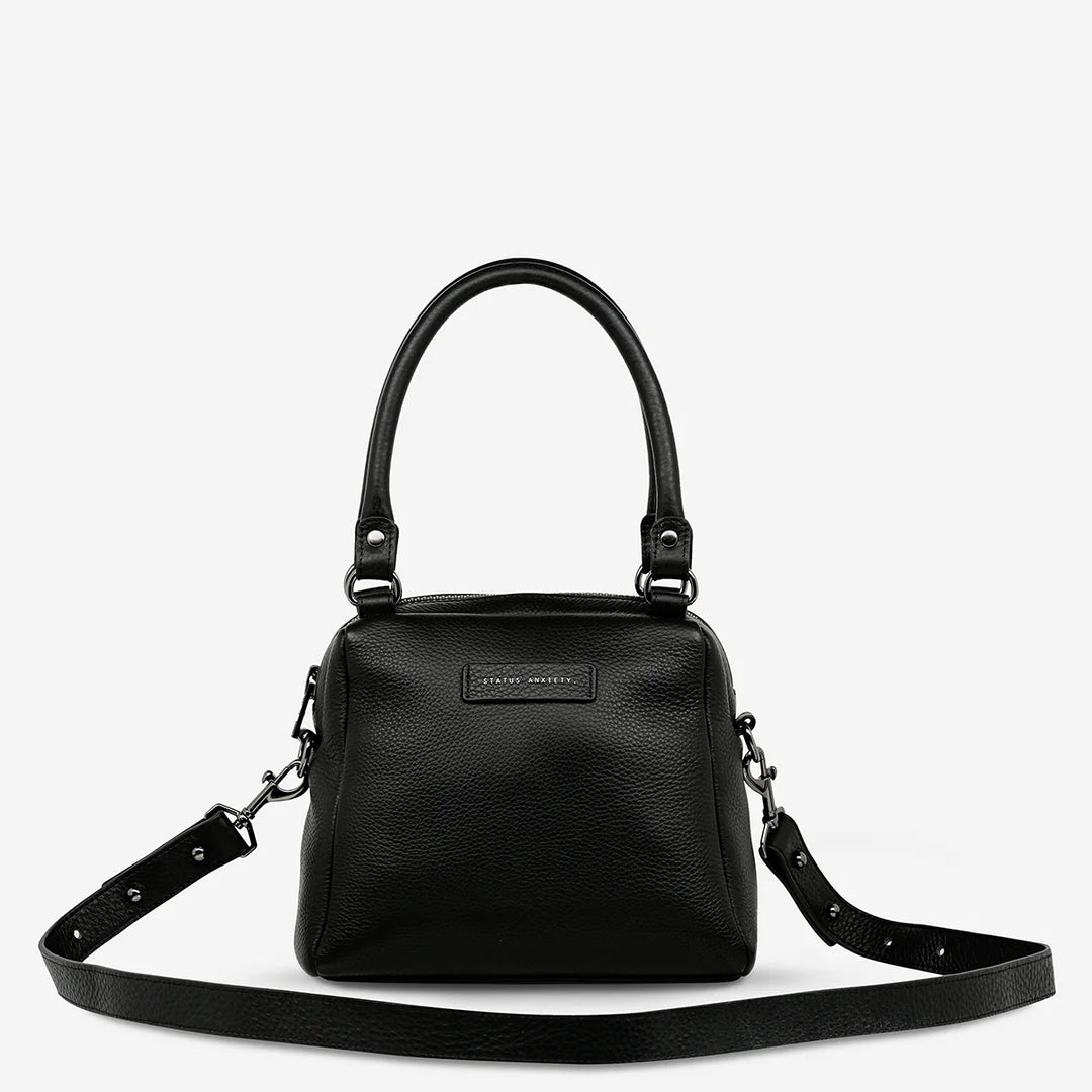 STATUS ANXIETY Mini Mountains Leather Bag - Black, WOMENS BAGS & CLUTCHES, STATUS ANXIETY, Elwood 101