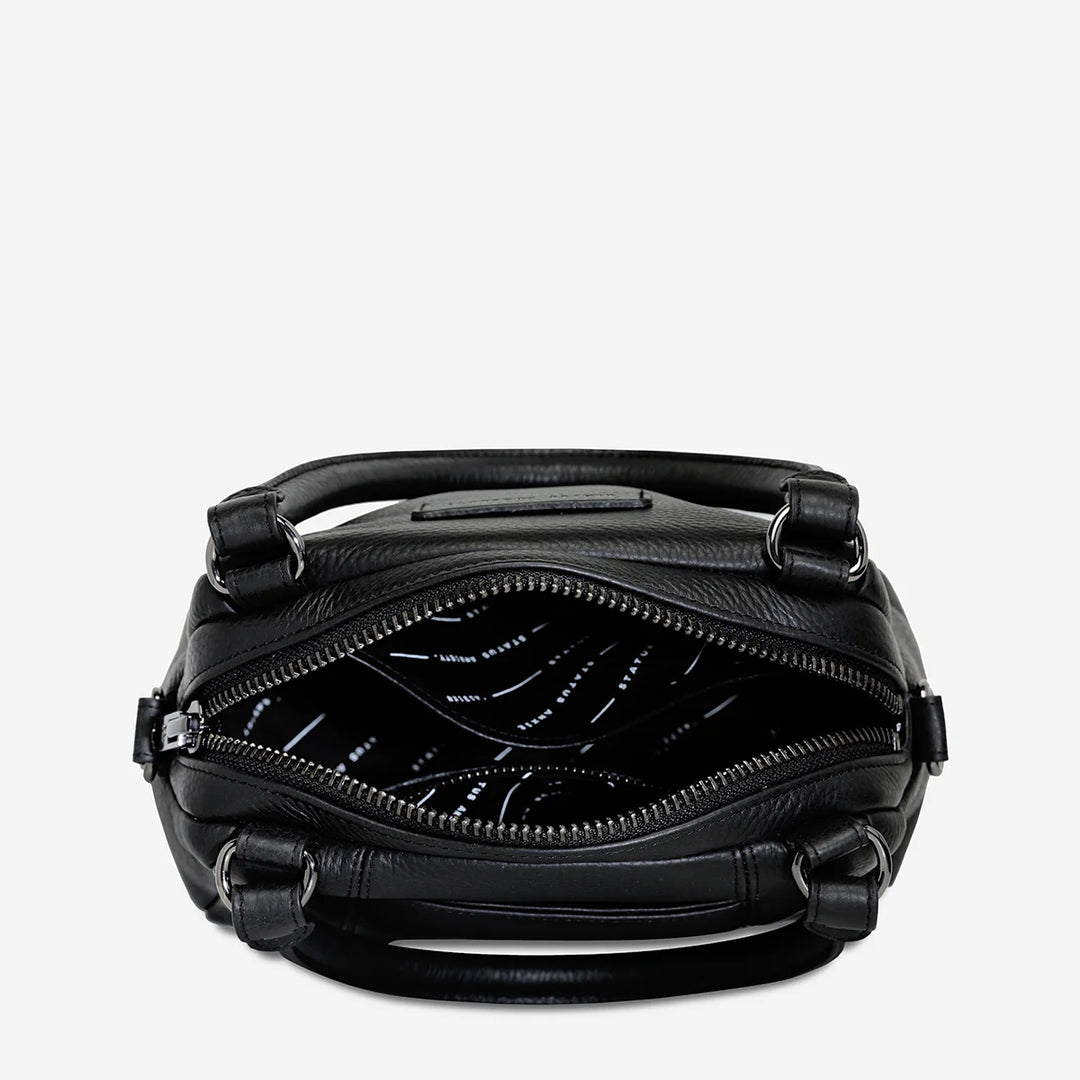 STATUS ANXIETY Mini Mountains Leather Bag - Black, WOMENS BAGS & CLUTCHES, STATUS ANXIETY, Elwood 101