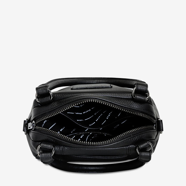 STATUS ANXIETY Mini Mountains Leather Bag - Black, WOMENS BAGS & CLUTCHES, STATUS ANXIETY, Elwood 101