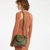 STATUS ANXIETY Mini Mountains Leather Bag - Khaki, WOMENS BAGS & CLUTCHES, STATUS ANXIETY, Elwood 101