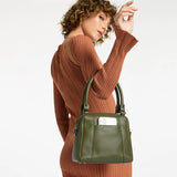 STATUS ANXIETY Mini Mountains Leather Bag - Khaki, WOMENS BAGS & CLUTCHES, STATUS ANXIETY, Elwood 101