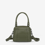 STATUS ANXIETY Mini Mountains Leather Bag - Khaki, WOMENS BAGS & CLUTCHES, STATUS ANXIETY, Elwood 101