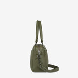 STATUS ANXIETY Mini Mountains Leather Bag - Khaki, WOMENS BAGS & CLUTCHES, STATUS ANXIETY, Elwood 101