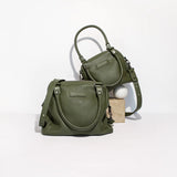 STATUS ANXIETY Mini Mountains Leather Bag - Khaki, WOMENS BAGS & CLUTCHES, STATUS ANXIETY, Elwood 101