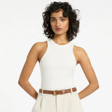 STATUS ANXIETY Womens Over And Over Leather Belt - Tan/ Gold, WOMENS BELTS, STATUS ANXIETY, Elwood 101