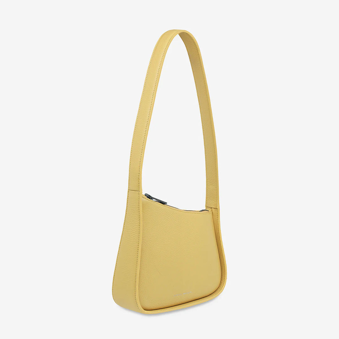 STATUS ANXIETY Womens Phenomena Leather Bag - Buttermilk, WOMENS BAGS & CLUTCHES, STATUS ANXIETY, Elwood 101