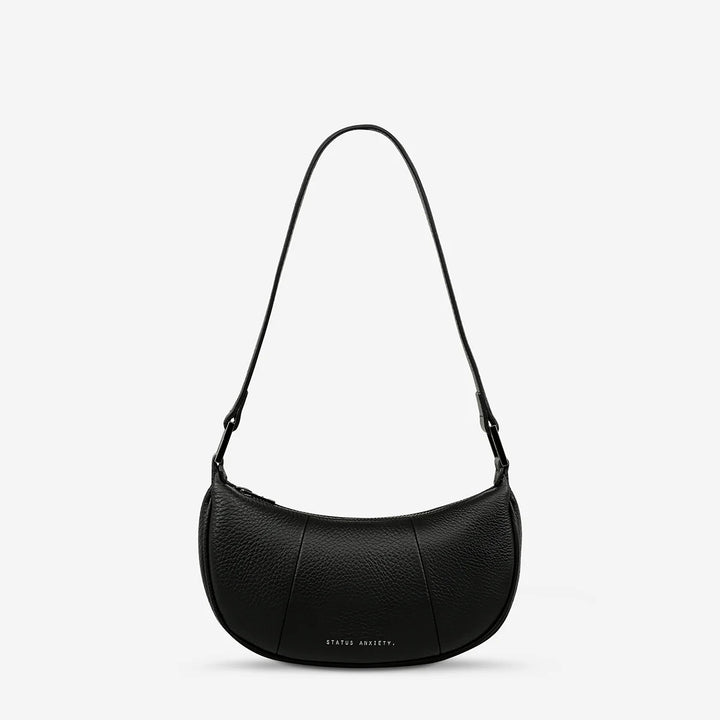 STATUS ANXIETY Womens Solus Leather Bag - Black, WOMENS BAGS & CLUTCHES, STATUS ANXIETY, Elwood 101