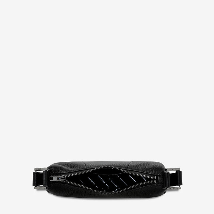 STATUS ANXIETY Womens Solus Leather Bag - Black, WOMENS BAGS & CLUTCHES, STATUS ANXIETY, Elwood 101