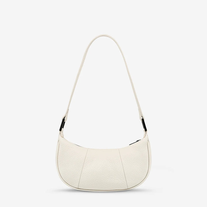 STATUS ANXIETY Womens Solus Leather Bag - Chalk, WOMENS BAGS & CLUTCHES, STATUS ANXIETY, Elwood 101