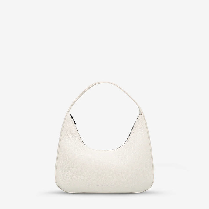 STATUS ANXIETY Womens Aurora Leather Bag - Chalk, WOMENS BAGS & CLUTCHES, STATUS ANXIETY, Elwood 101