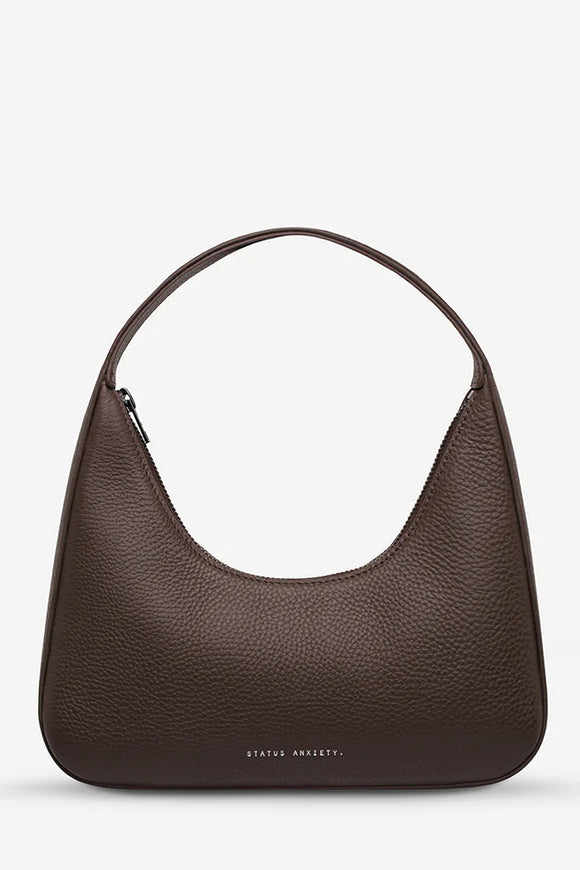 STATUS ANXIETY Womens Aurora Leather Bag - Cocoa