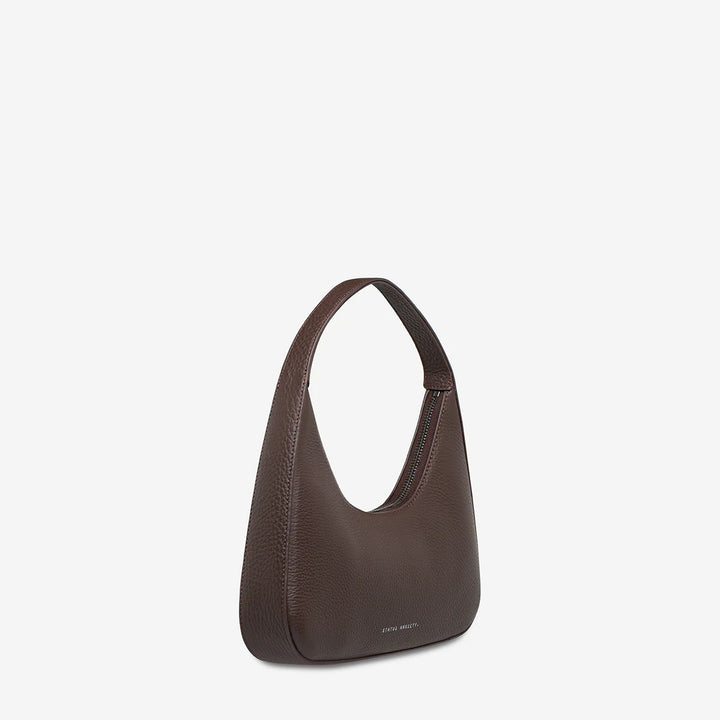STATUS ANXIETY Womens Aurora Leather Bag - Cocoa, WOMENS BAGS & CLUTCHES, STATUS ANXIETY, Elwood 101