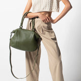 STATUS ANXIETY Womens Eyes To The Wind Leather Bag - Khaki, WOMENS BAGS & CLUTCHES, STATUS ANXIETY, Elwood 101