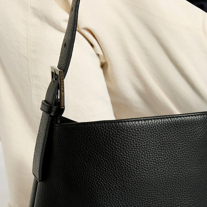 STATUS ANXIETY Womens Forget About It Leather Bag - Black, WOMENS BAGS & CLUTCHES, STATUS ANXIETY, Elwood 101