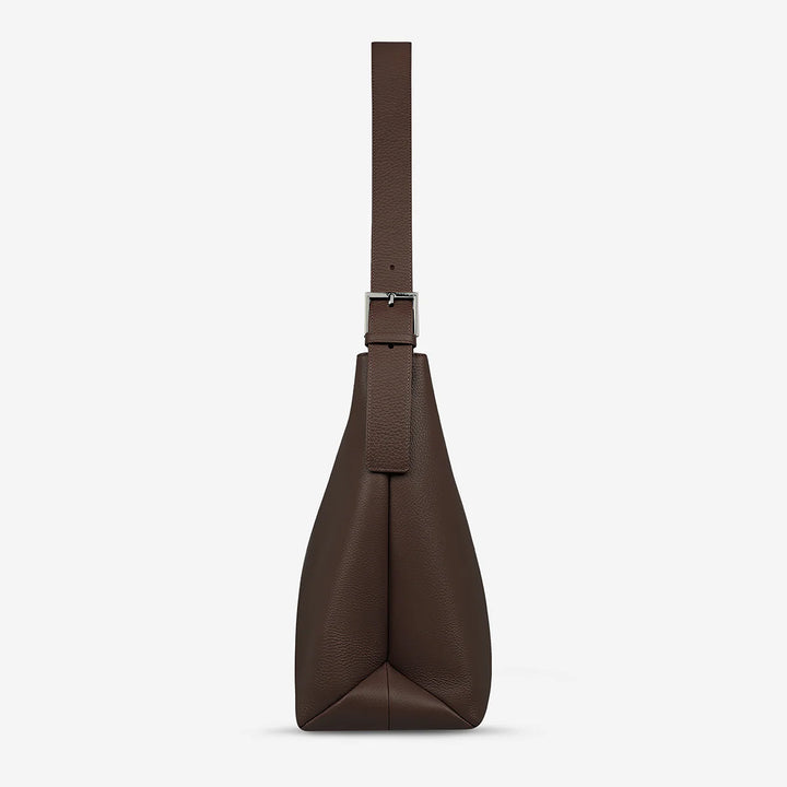STATUS ANXIETY Womens Forget About It Leather Bag – Cocoa, WOMENS BAGS & CLUTCHES, STATUS ANXIETY, Elwood 101