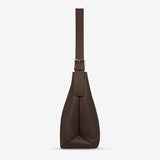 STATUS ANXIETY Womens Forget About It Leather Bag – Cocoa
