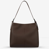 STATUS ANXIETY Womens Forget About It Leather Bag – Cocoa