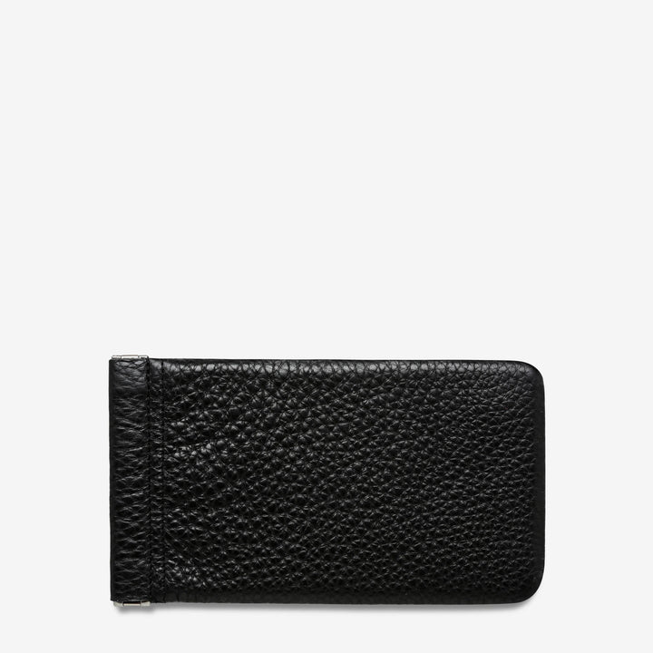 STATUS ANXIETY Keepsake Sunglasses Case in Black Leather, SUNGLASSES UNISEX, STATUS ANXIETY, Elwood 101