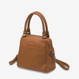 STATUS ANXIETY Womens Last Mountains Leather Bag - Camel