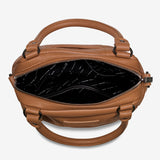 STATUS ANXIETY Womens Last Mountains Leather Bag - Camel