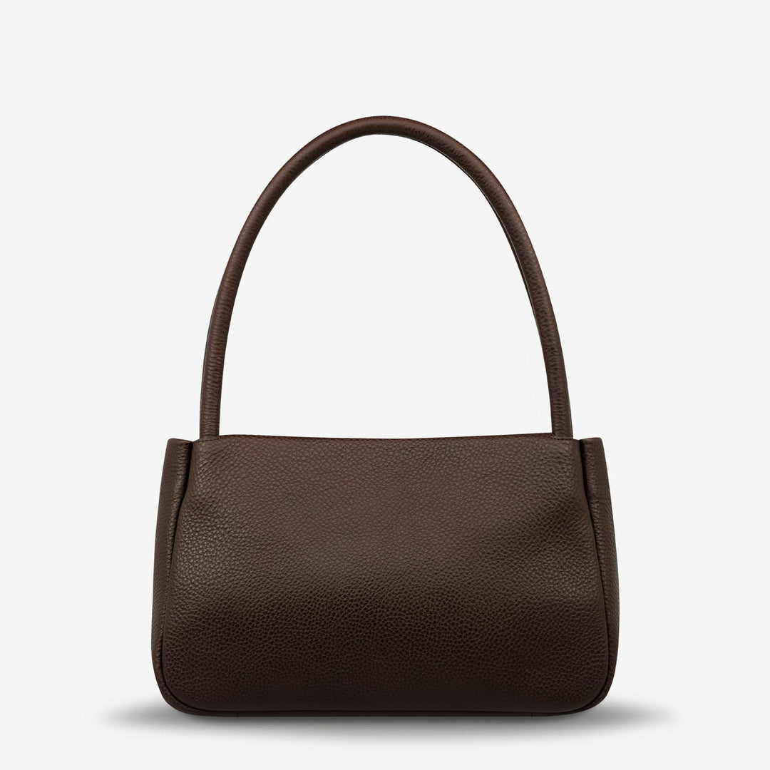 STATUS ANXIETY Womens Light Of Day Leather Bag - Cocoa