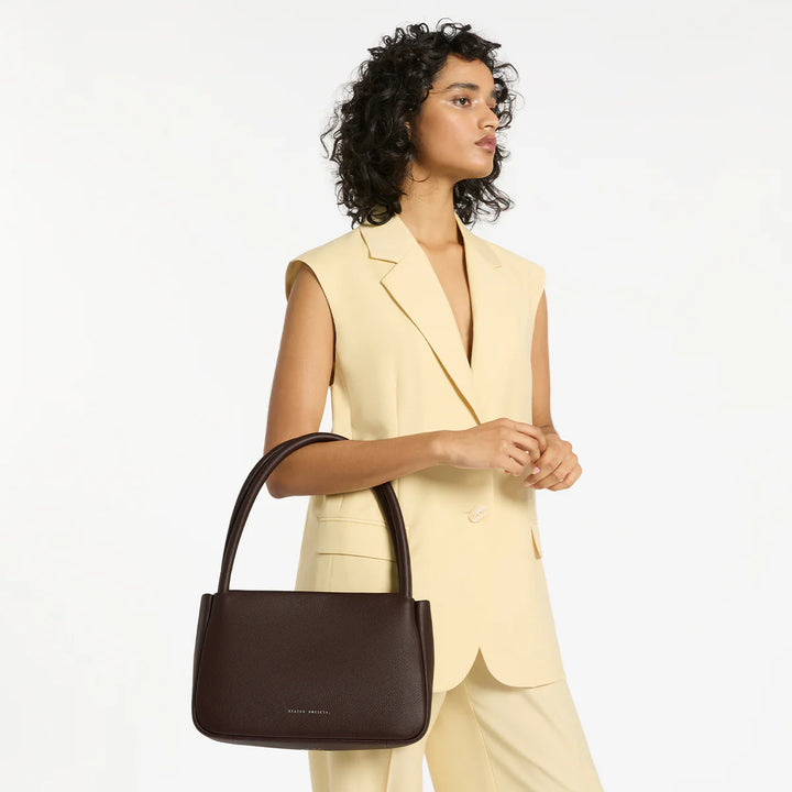 STATUS ANXIETY Womens Light Of Day Leather Bag - Cocoa