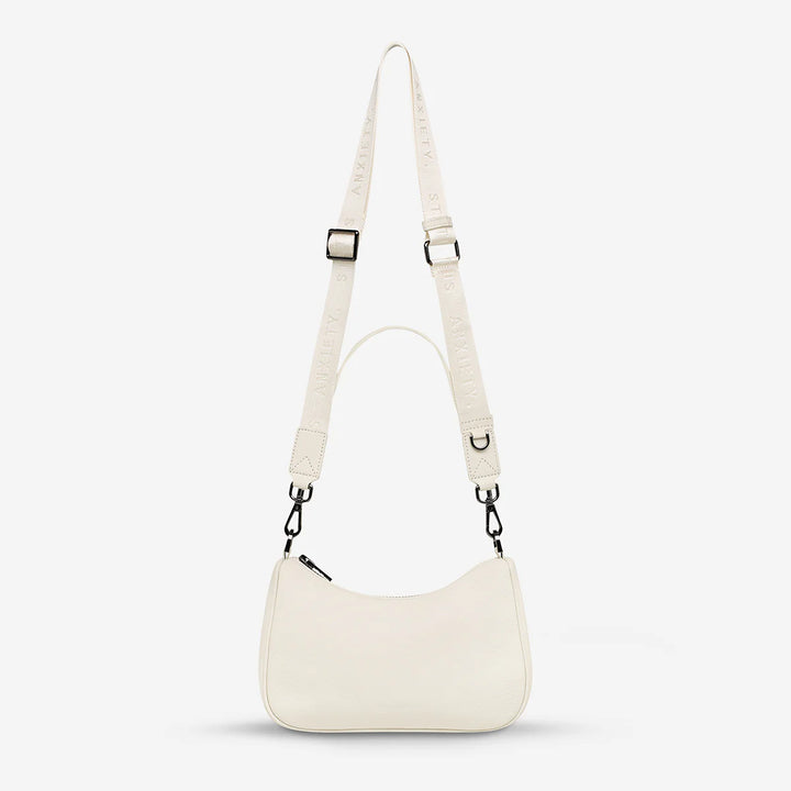 STATUS ANXIETY Womens Look Both Ways Leather Bag - Chalk, WOMENS WALLETS & BAGS, STATUS ANXIETY, Elwood 101