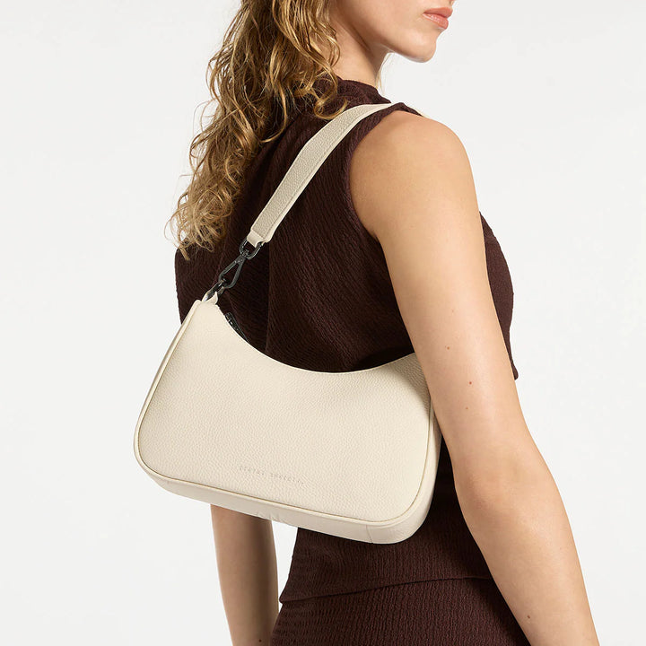 STATUS ANXIETY Womens Look Both Ways Leather Bag - Chalk, WOMENS WALLETS & BAGS, STATUS ANXIETY, Elwood 101