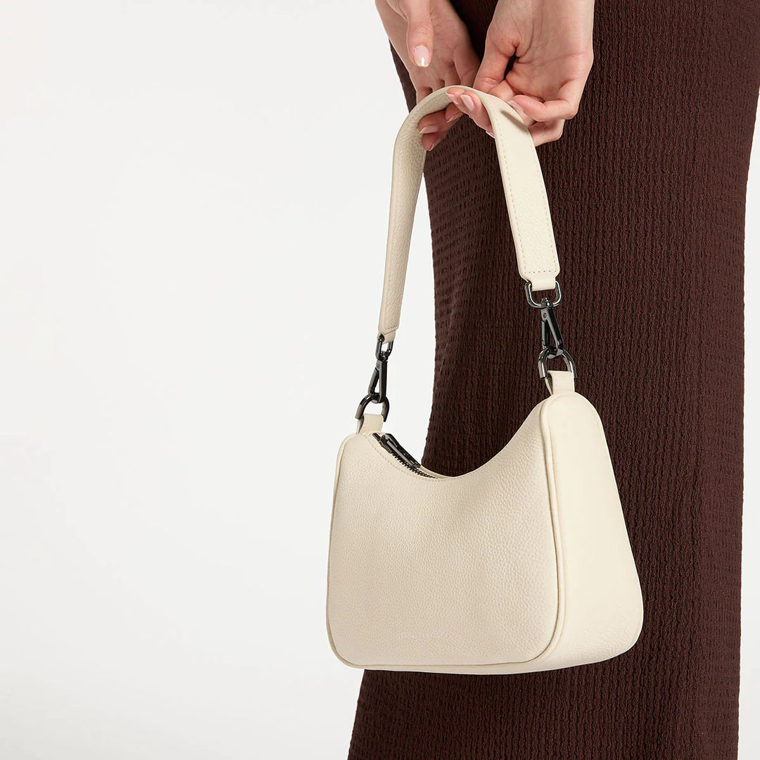 STATUS ANXIETY Womens Look Both Ways Leather Bag - Chalk, WOMENS WALLETS & BAGS, STATUS ANXIETY, Elwood 101