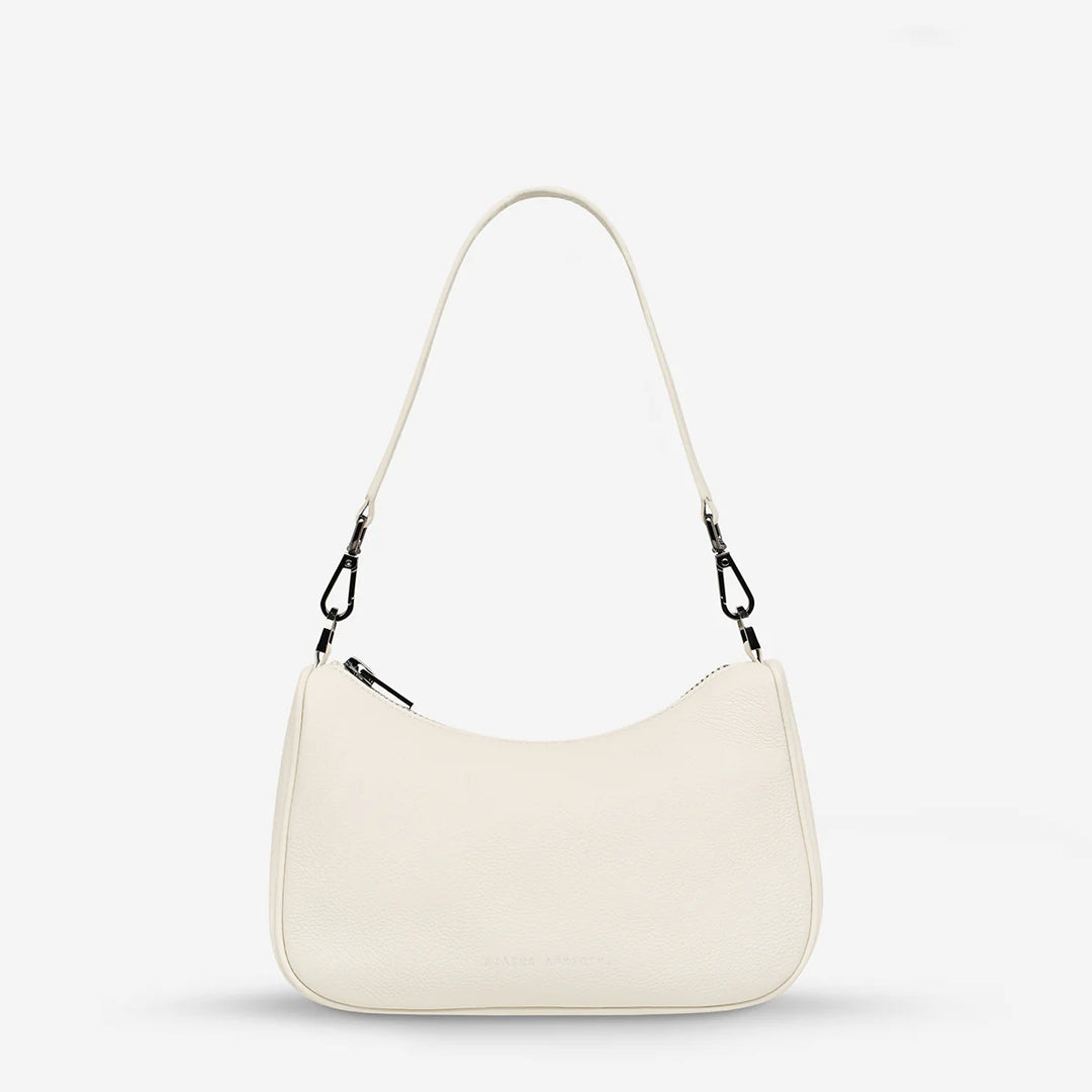 STATUS ANXIETY Womens Look Both Ways Leather Bag - Chalk, WOMENS WALLETS & BAGS, STATUS ANXIETY, Elwood 101