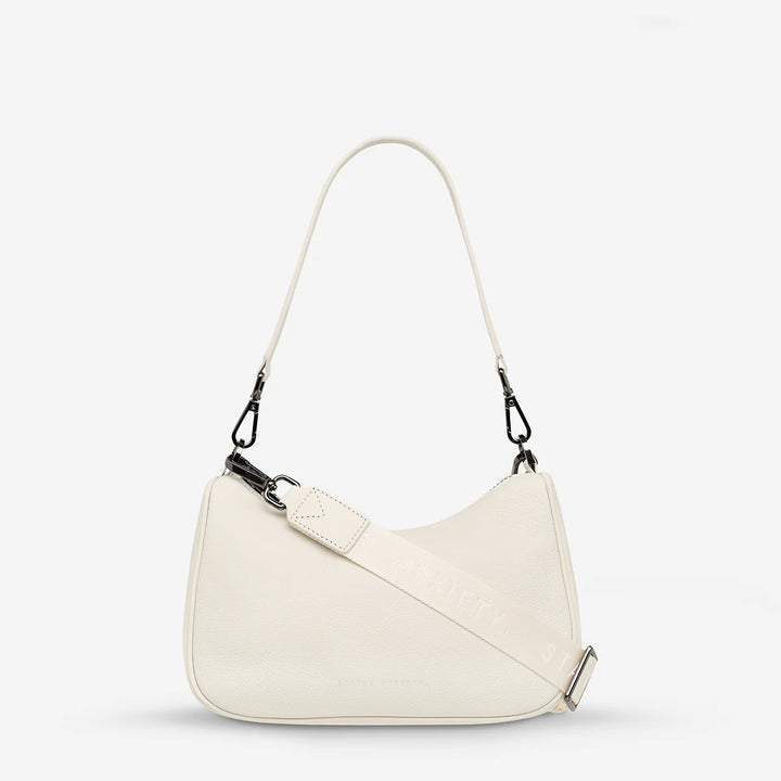 STATUS ANXIETY Womens Look Both Ways Leather Bag - Chalk, WOMENS WALLETS & BAGS, STATUS ANXIETY, Elwood 101