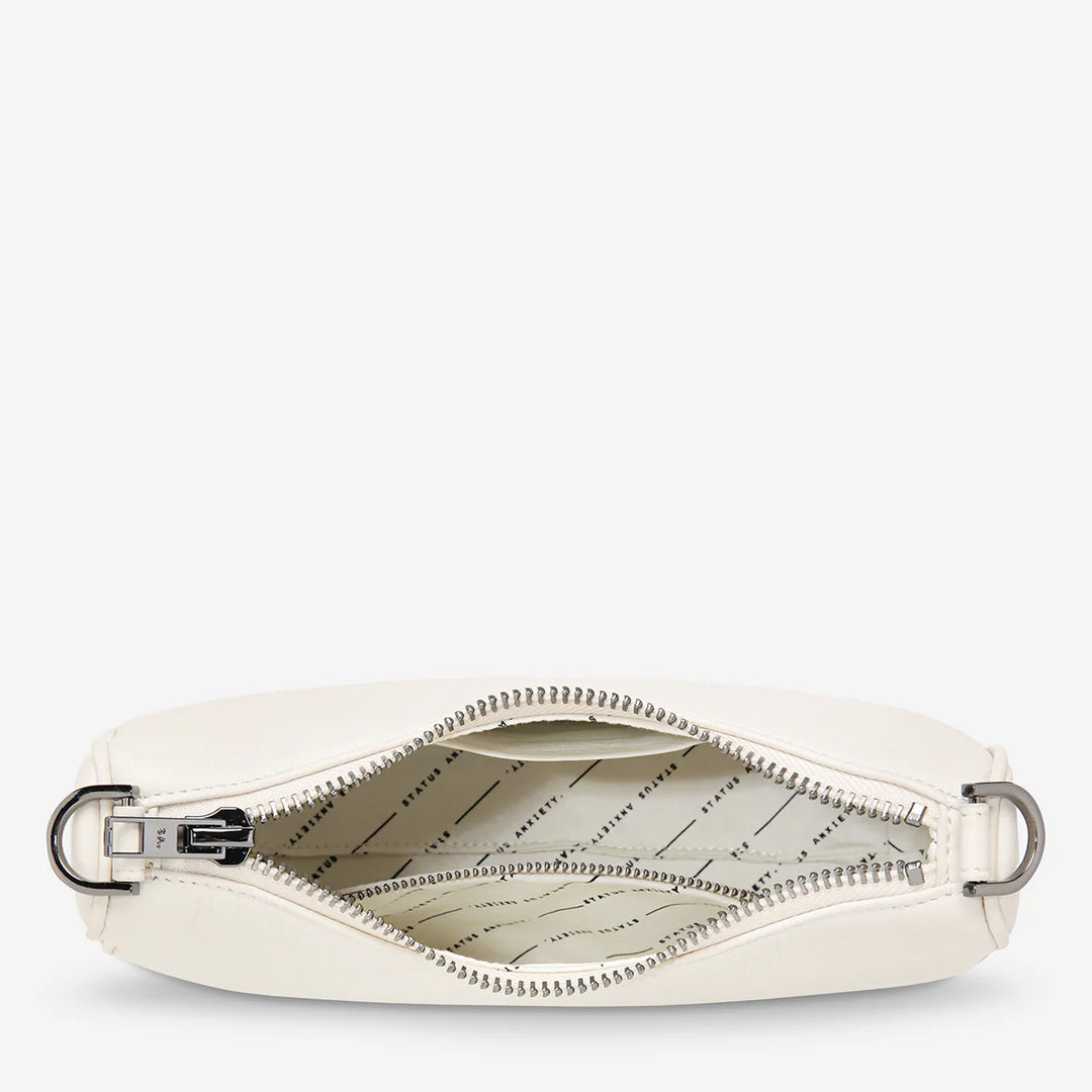 STATUS ANXIETY Womens Look Both Ways Leather Bag - Chalk, WOMENS WALLETS & BAGS, STATUS ANXIETY, Elwood 101