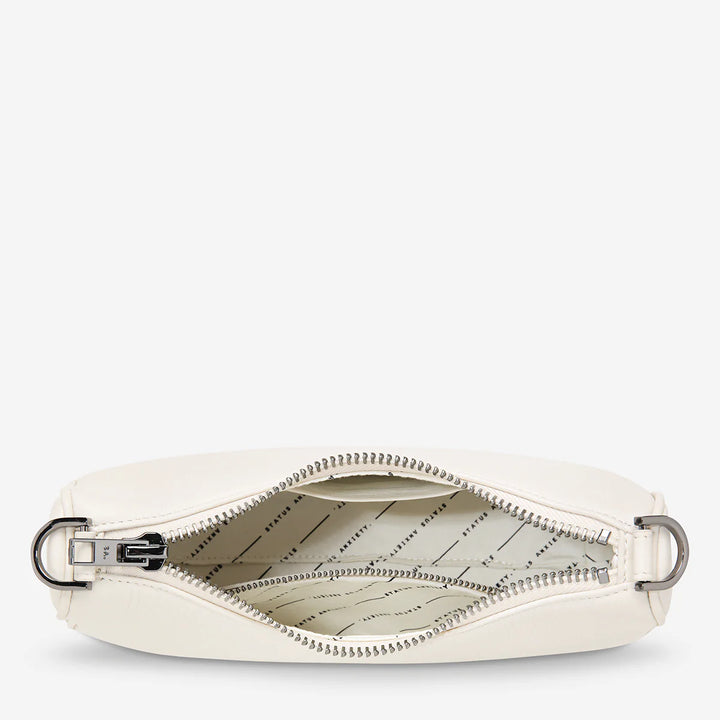 STATUS ANXIETY Womens Look Both Ways Leather Bag - Chalk, WOMENS WALLETS & BAGS, STATUS ANXIETY, Elwood 101