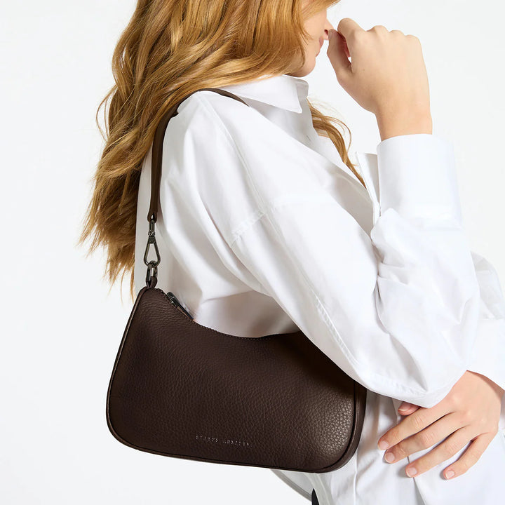 STATUS ANXIETY Womens Look Both Ways Leather Bag - Cocoa, WOMENS WALLETS & BAGS, STATUS ANXIETY, Elwood 101