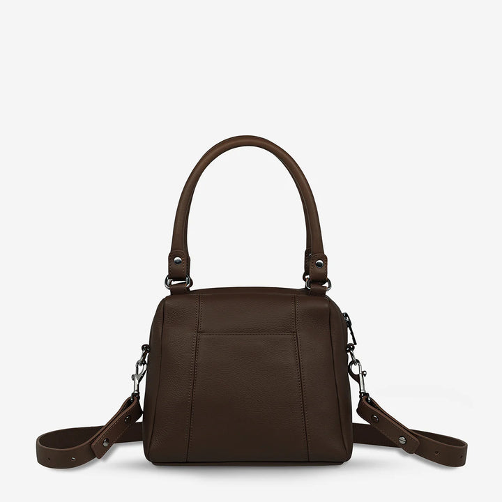 STATUS ANXIETY Womens Mini Mountains Leather Bag  - Cocoa, WOMENS BAGS & CLUTCHES, STATUS ANXIETY, Elwood 101