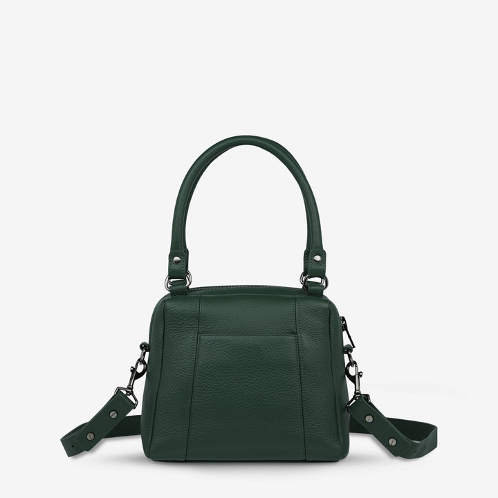 STATUS ANXIETY Womens Mini Mountains Leather Bag Green, WOMENS BAGS & CLUTCHES, STATUS ANXIETY, Elwood 101