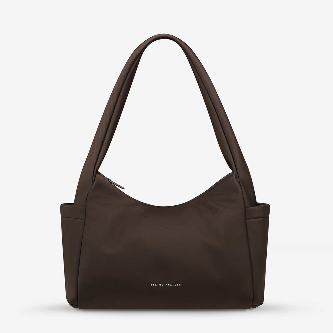 STATUS ANXIETY Womens Paloma Recycled Bag - Truffle, WOMENS BAGS & CLUTCHES, STATUS ANXIETY, Elwood 101