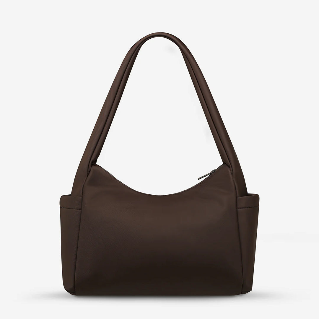 STATUS ANXIETY Womens Paloma Recycled Bag - Truffle, WOMENS BAGS & CLUTCHES, STATUS ANXIETY, Elwood 101