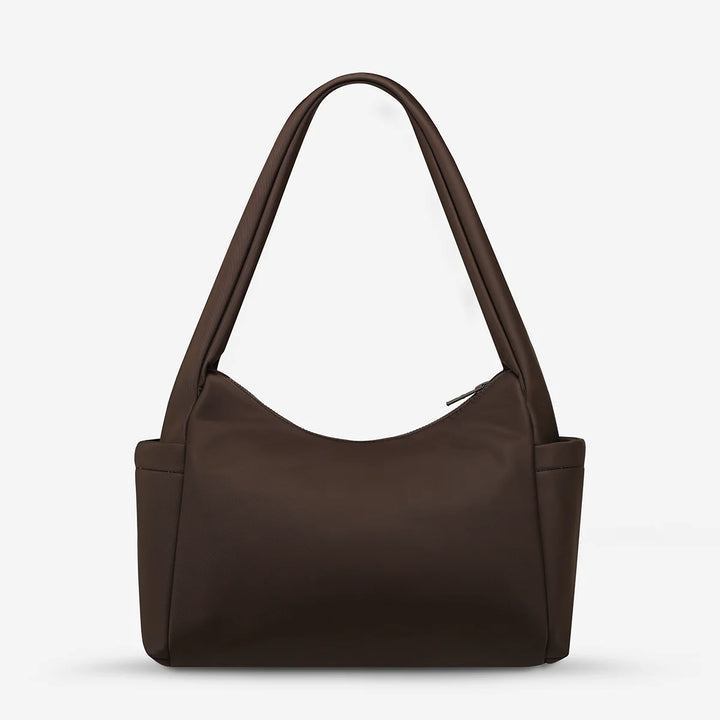 STATUS ANXIETY Womens Paloma Recycled Bag - Truffle, WOMENS BAGS & CLUTCHES, STATUS ANXIETY, Elwood 101