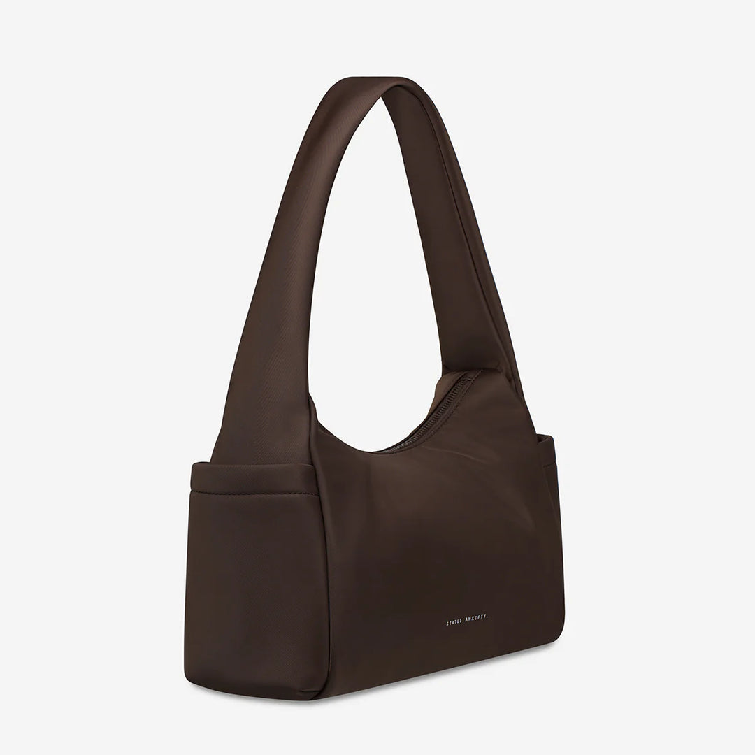 STATUS ANXIETY Womens Paloma Recycled Bag - Truffle, WOMENS BAGS & CLUTCHES, STATUS ANXIETY, Elwood 101