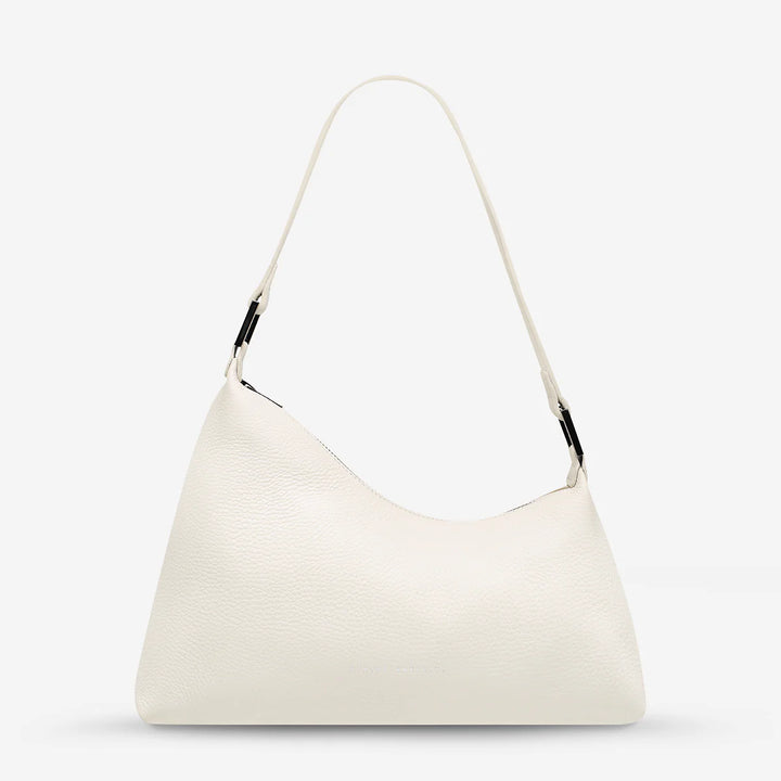 STATUS ANXIETY Womens Reverie Leather Bag - Chalk, WOMENS BAGS & CLUTCHES, STATUS ANXIETY, Elwood 101