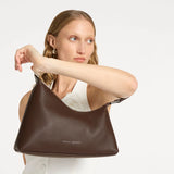 STATUS ANXIETY Womens Reverie Leather Bag - Cocoa, WOMENS BAGS & CLUTCHES, STATUS ANXIETY, Elwood 101