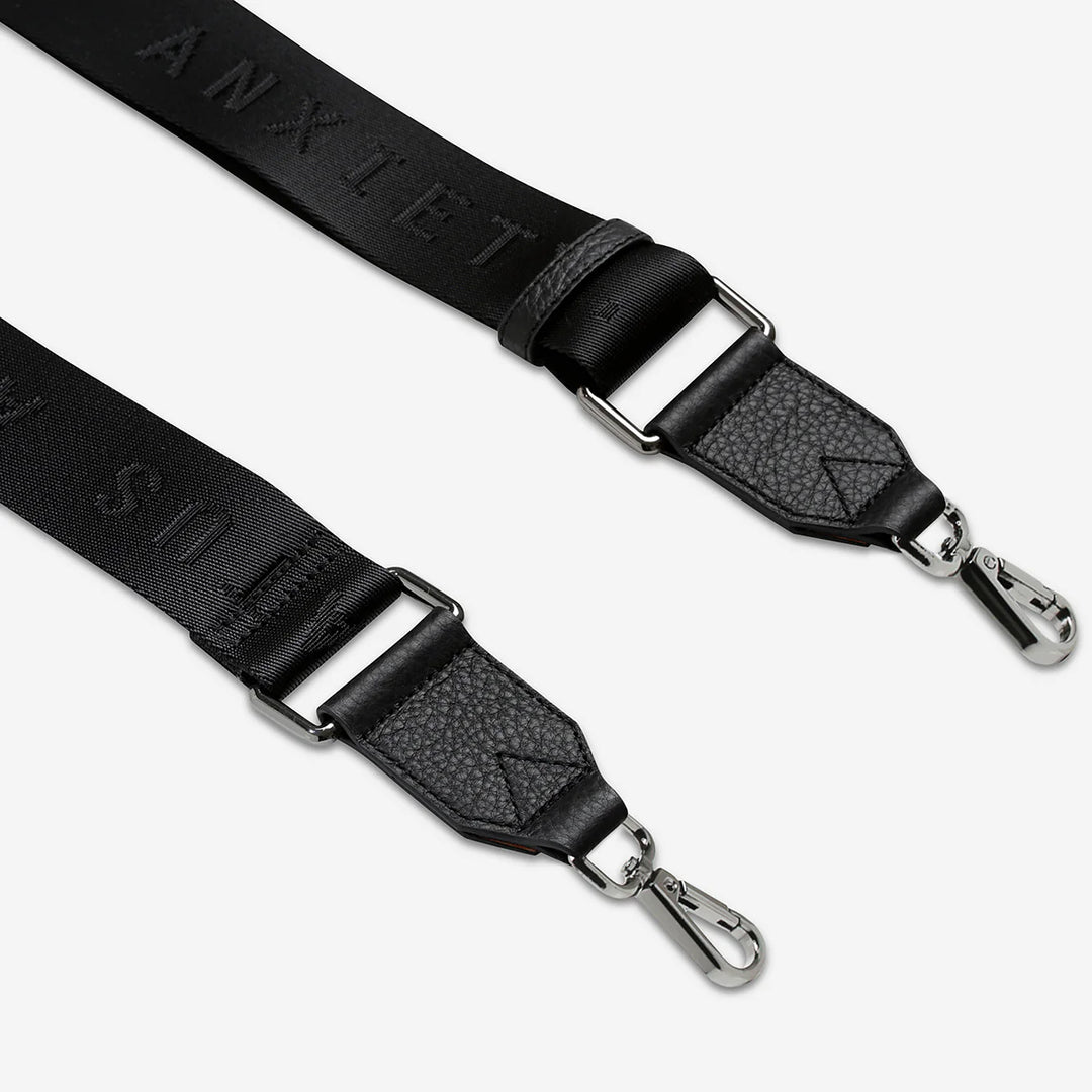 STATUS ANXIETY Womens Web Strap Medium in Black