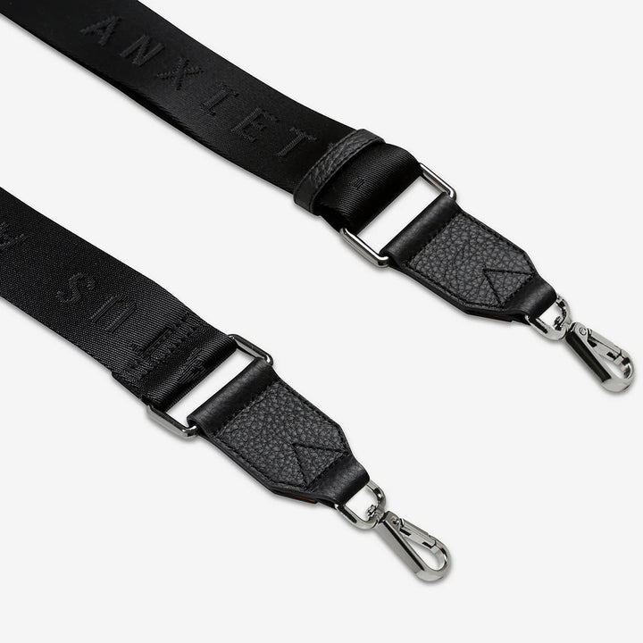 STATUS ANXIETY Womens Web Strap Medium in Black