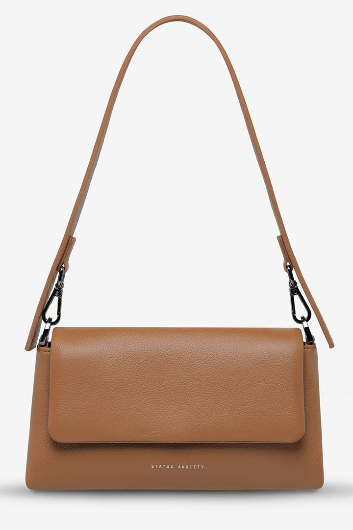 STATUS ANXIETY Womens Zenith Leather Bag - Camel