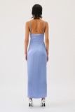 SUBOO Womens Millenia Cowl Neck Twist Strappy Maxi Dress - Blue, WOMENS DRESSES, SUBOO, Elwood 101