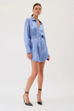 SUBOO Womens Millenia Mini Shirt Dress - Blue, WOMENS DRESSES, SUBOO, Elwood 101