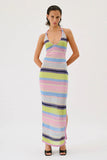 SUBOO Womens Zephyr Halter Maxi Dress - Multi, WOMENS DRESSES, SUBOO, Elwood 101