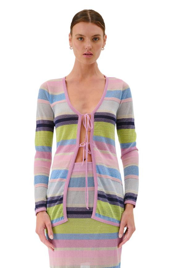 SUBOO Womens Zephyr Tie Front Tunic - Multi, WOMENS TOPS & SHIRTS, SUBOO, Elwood 101